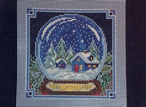 Mill Hill Snow Globe #MH14-1734 from the Buttons & Beads Winter Series Beaded Cross Stitch